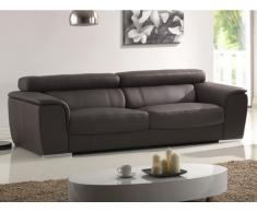 Ledersofa 3-Sitzer KALINA II - Braun