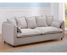 Sofa 3-Sitzer- Stoff - Beige - RAMSES