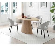Esstisch - 6 Personen - MDF - Holzfarben hell - ANTELADA