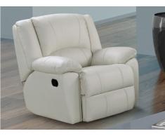 Relaxsessel Fernsehsessel Leder Aroma - Elfenbein
