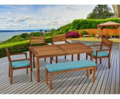 Gartenmöbel Essgruppe Akazienholz KOCHI