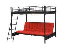 Hochbett GENIUS mit Schlafsofa - 140x190 cm