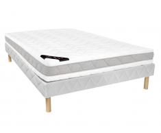 Matratzen-Bettgestell-Set COURCHEVEL - Memory Schaum - Stärke 24 cm - 160 x 200 cm