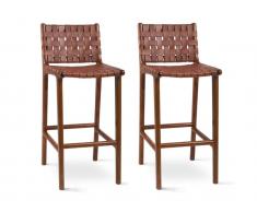 Barhocker 2er-Set TAIKA - Vintage-Look