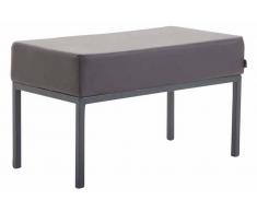 Bauwerk Manufacture 2er Sitzbank Newton Kunstleder-braun-Schwarz