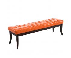 Timwood Experience Sitzbank Ramses Kunstleder antik-dunkel-orange-150 cm