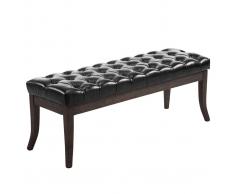 Timwood Experience Sitzbank Ramses Kunstleder antik-dunkel-schwarz-120 cm