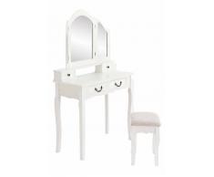 Loraville - Home Furniture Schminktisch Belle-weiß