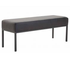 Bauwerk Manufacture 3er Sitzbank Newton Kunstleder-schwarz-Schwarz