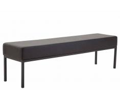 Bauwerk Manufacture 4er Sitzbank Newton Kunstleder-schwarz-Schwarz