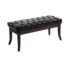 Timwood Experience Sitzbank Ramses Kunstleder antik-dunkel-schwarz-100 cm