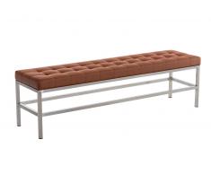 Bauwerk Manufacture Sitzbank St. Pauli Kunstleder-hellbraun-160 cm