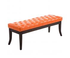 Timwood Experience Sitzbank Ramses Kunstleder antik-dunkel-orange-120 cm
