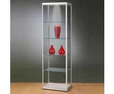 MPC Glasvitrine mit Flügeltür und LED-Beleuchtung, b60xt40xh200cm