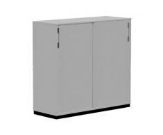WORK 3-OH Schiebetürenschrank, Aktenschrank, 120cm