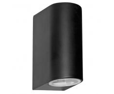 85138 LED-Aussenleuchte, schwarz, 2 Leuchtelemente