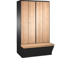 C+P Garderobenschrank mit Aufbewahrungsbox, b60xt50xh209cm