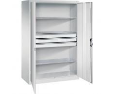 C+P Großraum-Werkzeugschrank mit 3 Schubladen, b120xt60xh195cm