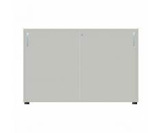 TENTO 2-OH Schiebetürenschrank, Aktenschrank, 120cm