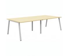 5040 Konferenztisch mit A-Fuß-Metallgestell, b280xt120xh74cm