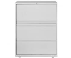 BISLEY LATERAL FILE Hängeregisterschrank mit 2 HR-Schubladen und 1 Flippertür, 80cm breit