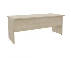 TREND PUR Schreibtisch mit Wangengestell, rechteckig, 180x80cm