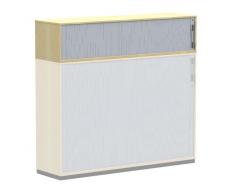 WORK 1-OH Aufsatz-Querrollladenschrank, Aktenschrank, 120cm breit