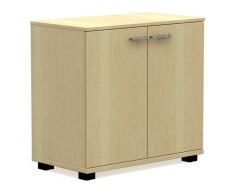 WORK 2-OH Flügeltürenschrank, Aktenschrank, 80cm breit