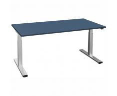 LEVEL 2.0 höhenverstellbarer Schreibtisch, Laminat Beschichtung, rechteckig, 80cm tief