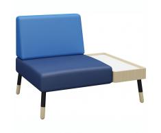 TEPEE 1-Sitzer Sofa mit kleinem Tisch, zur Verbindung oder freistehend
