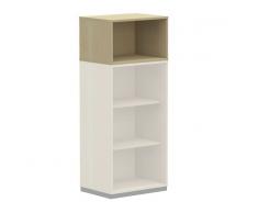WORK 1-OH Aufsatz-Regalschrank, Aktenregal, 60cm breit