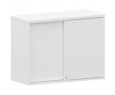 MDD Aufsatzschrank mit Schiebetür, 2-OH, b100xt43xh75cm