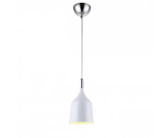80045-1 LED-Pendelleuchte, Ø=16cm, weiss, LED Modul 6W