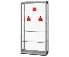 V8-1000 Glasvitrine staubdicht, Türen seitlich b100xt40xh197,2cm