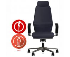 giroflex ADAPT 60-9829 24h-Drehsessel mit Komfortpolster und Kopfstütze, antistatisch
