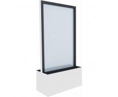 C+P Mobile Glas-Wasserwand, b80xt40xh163cm