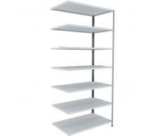 C+P Anbau-Ordner- Schraubregale doppelseitig und beschichtet, b100xt60xh220cm