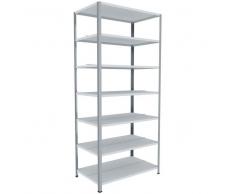 C+P Grund-Ordner- Schraubregale doppelseitig und beschichtet, b100xt60xh220cm