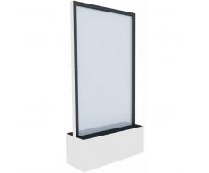 C+P Mobile Glas-Wasserwand, b100xt40xh198cm