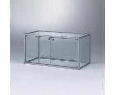 KUBUS Quader Vitrine, mit Flügeltüren, ohne Beleuchtung, V022.DKQ.11