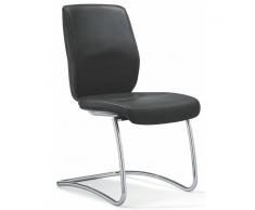 giroflex 68-5002 Besucherstuhl Freischwinger mit Polsterrücken
