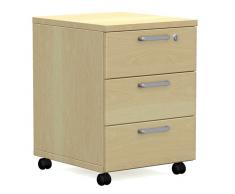 EXPERT 3er Rollcontainer, 48cm tief