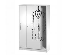 TEC-ART Garderobenschrank 4-OH, 100cm breit