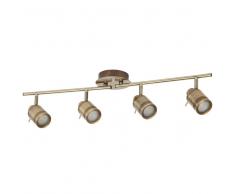 85553 LED-Deckenleuchte, Antikes Messing, 4 Leuchtelemente