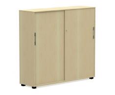 WORK 4-OH Schiebetürenschrank, Aktenschrank, 120cm breit