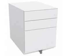 BISLEY OBA Rollcontainer 100% Auszug, 2 Schubladen 10cm, 1 HR-Schublade, 77cm tief