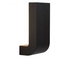 85514 LED-Aussenleuchte, schwarz, Aluminium, gebogene Form