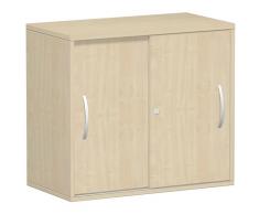 GERAMÖBEL 2-OH Schiebetürenschrank, 80cm breit