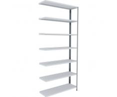 C+P Anbau-Ordner- Schraubregale einseitig und beschichtet, b100xt30xh220cm