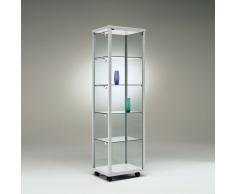 QUADRA Standvitrine mit Flügeltür b53xt53xh183,5cm